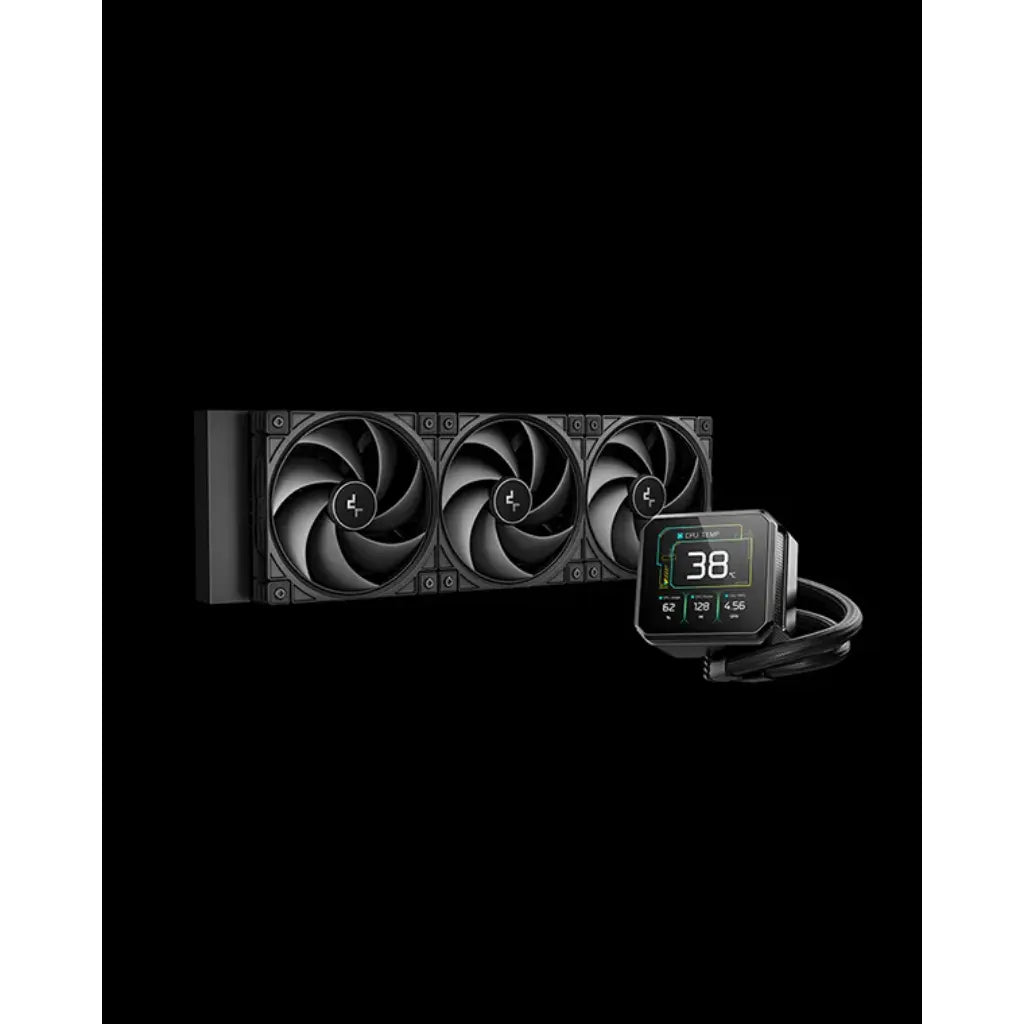 DeepCool Spartacus 360 360mm AIO Liquid Cooler with 3.4-inch IPS LCD-tpstech.in