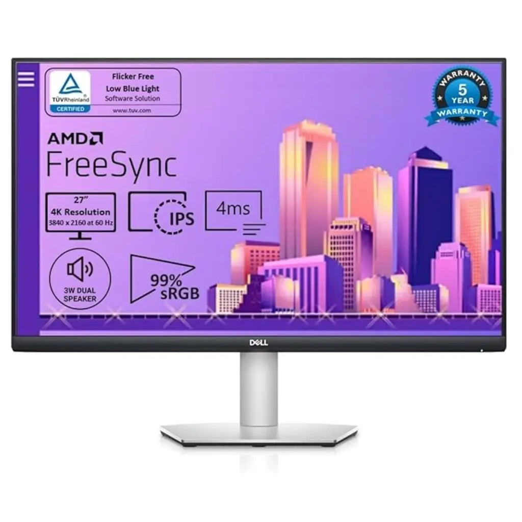 Dell S2722QCM 27" 4K UHD IPS Monitor with USB-C Hub and Built-in Speakers-tpstech.in