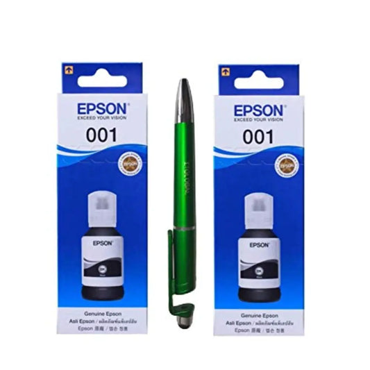 Epson 001 T03Y1 (C13T03Y198) Black Ink Bottle for EcoTank L4150/L4160/L6160/L6170/L6190 – 127ml High‑Yield Ink-tpstechin