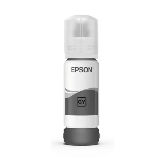 Epson 012 (C13T07K598) Grey Ink Bottle C13T07K598 70ml High‑Yield 6200 Pages for EcoTank L8160/L8180 Printers-tpstech.in
