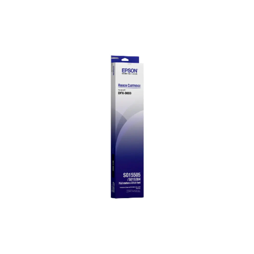 Epson C13S015505 DFX‑9000 Black Ribbon Cartridge Original Epson Printer Ribbon-tpstech.in