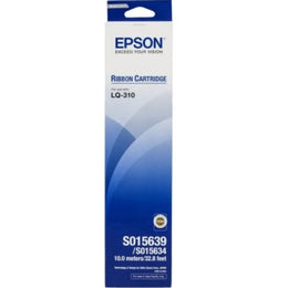 Epson C13S015639 (S015634) Black Ribbon Cartridge for LQ-310 Dot Matrix Printer-tpstech.in