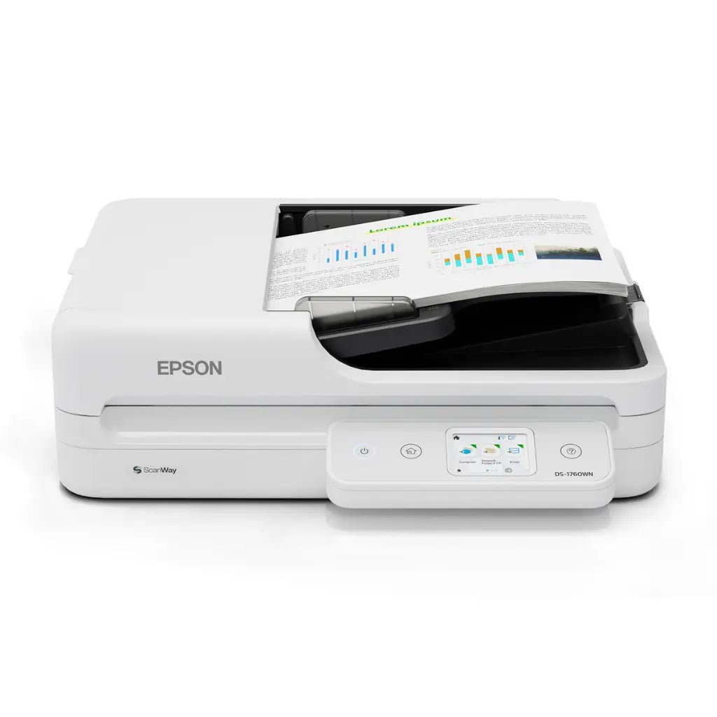 Epson DS-1760WN Network Flatbed Color Duplex Document Scanner with ADF-tpstech.in