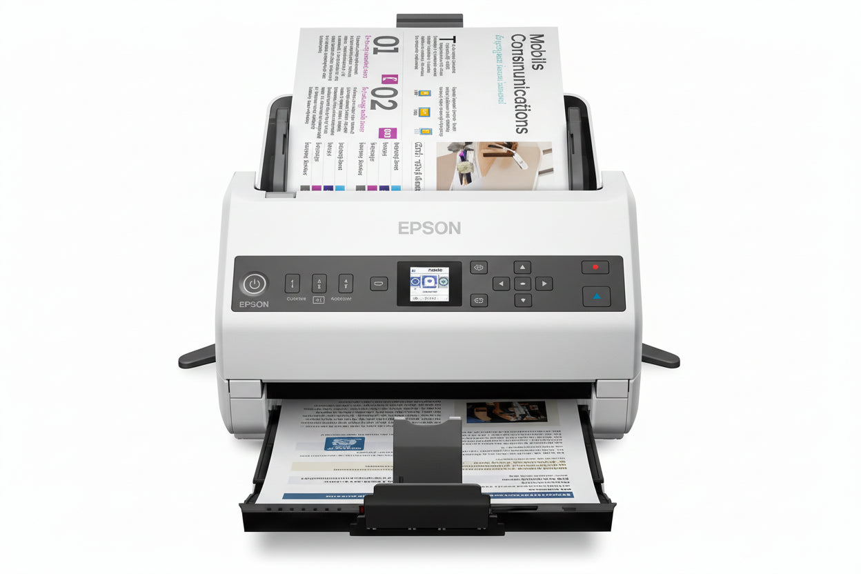 Epson DS-730N Network Color Document Scanner with 100-Sheet ADF Duplex Scanning-tpstech.in