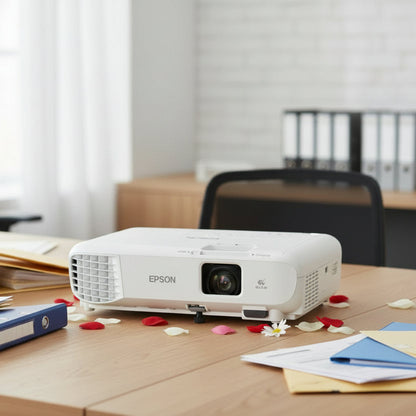 Epson EB-W06 WXGA 3LCD Projector 3700 Lumens HDMI Up to 320" Display 12,000 Hrs Lamp Life-tpstech.in