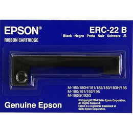Epson ERC‑22B Black Fabric Ribbon Cartridge C43S015358 for Epson M‑180 M‑190 Printers-tpstech.in