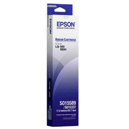 Epson S015337 Black Ribbon Cartridge for LQ‑590 Series (C13S015589)-tpstech.in