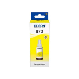 Epson T6644 (C13T664498) Yellow Ink Bottle 70ml for EcoTank Printers-tpstech.in