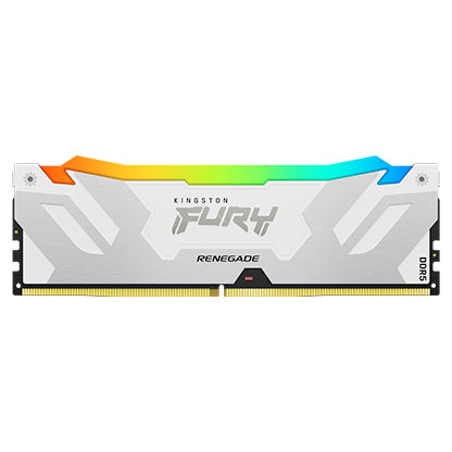 Kingston Fury Renegade RGB 32GB (16GBx2) DDR5 6000MHz DIMM Desktop Memory - White