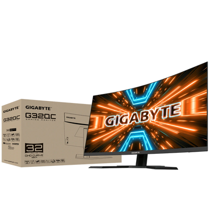 GIGABYTE G32QC 32 Inch (81.28 Cm) 165Hz 1440P Curved Gaming Monitor