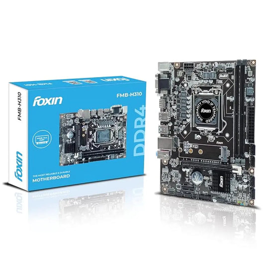 Foxin FMB-H310 PRIME Motherboard with Intel H310 Chipset Dual Channel DDR4-tpstech