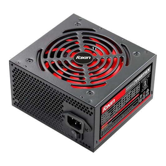 Foxin Vortex FPS‑800S 350W ATX SMPS Power Supply with 120mm Low‑Noise Fan-tpstech.in
