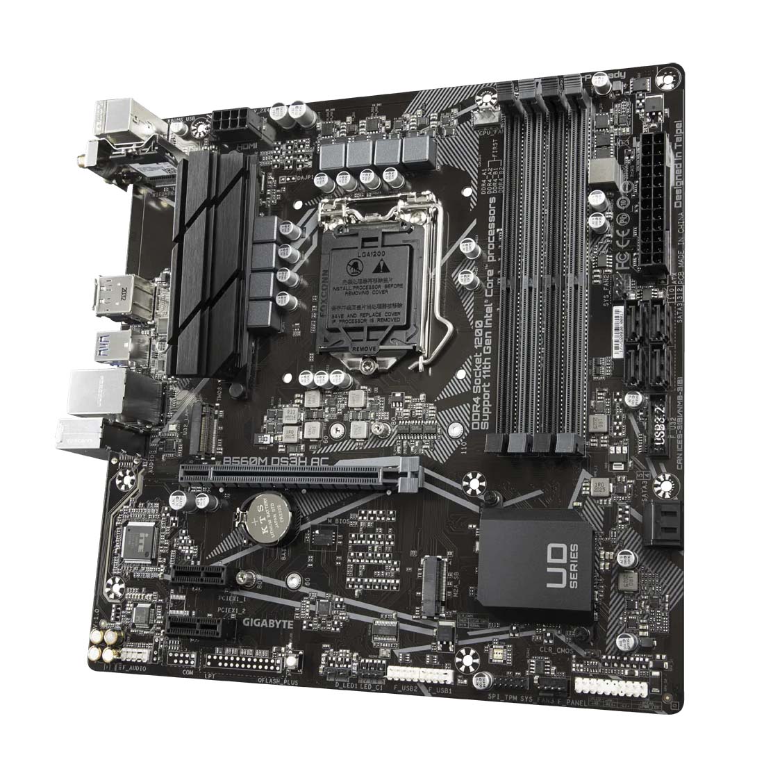 GIGABYTE B560M DS3H AC WIFI Intel B560 LGA 1200 Micro-ATX Motherboard
