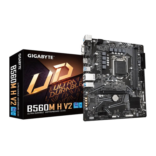 GIGABYTE B560M H V2 Intel B560 LGA 1200 Micro-ATX Motherboard