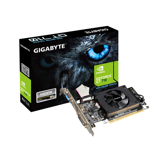 GIGABYTE GeForce GT 710 2GB DDR3 64-bit Graphics Card