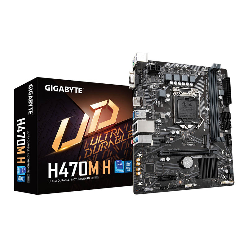 GIGABYTE H470M H Intel H470 LGA 1200 Micro-ATX Motherboard