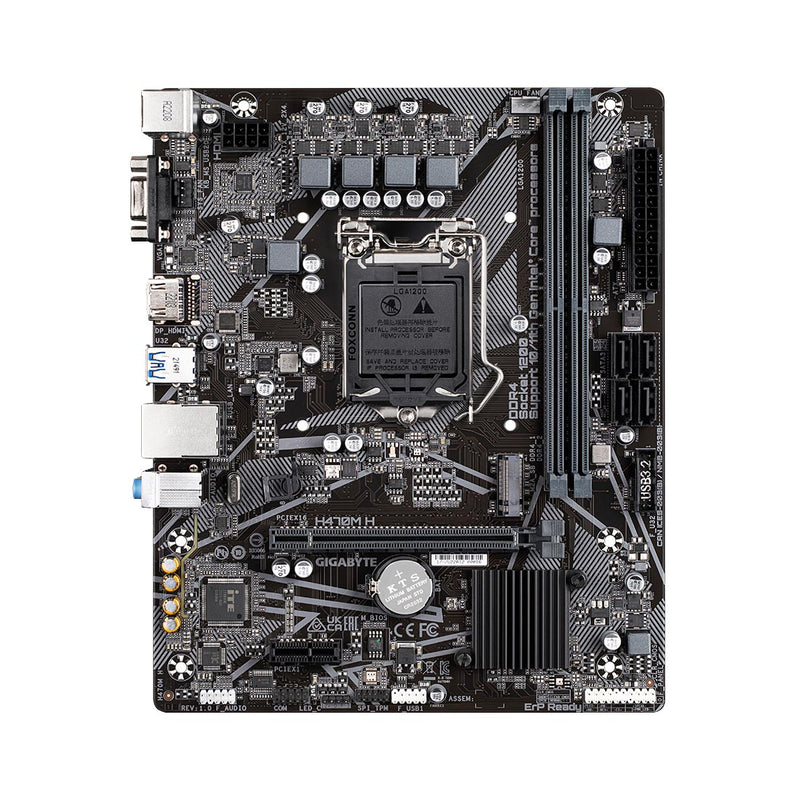 GIGABYTE H470M H Intel H470 LGA 1200 Micro-ATX Motherboard