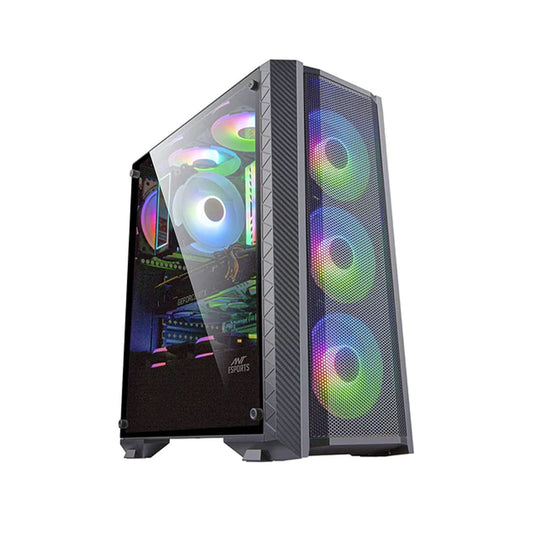 GOSHAWK Impact V7 Desktop PC with AMD Ryzen 5 5600G/8GB DDR4 RAM/240GB SSD Boot Drive/1TB Storage and Windows 11 Home Trial