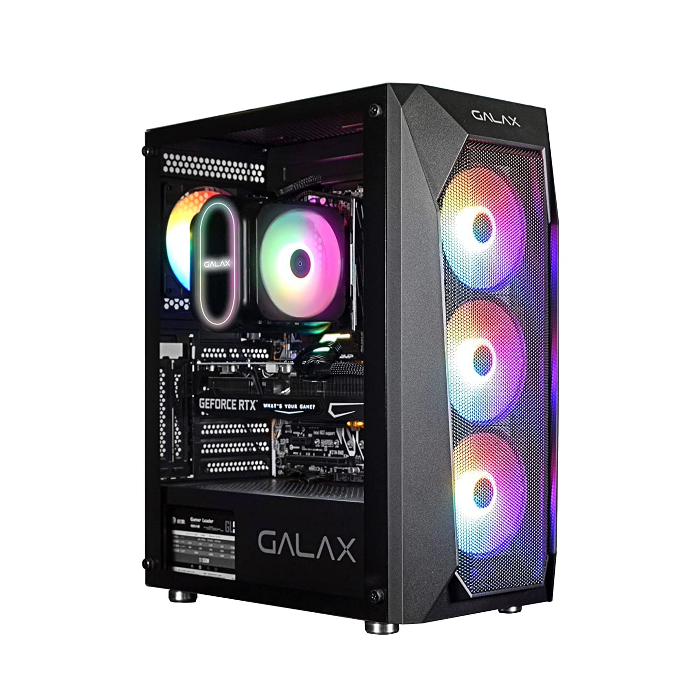 Galax Revolution REV-05 RGB Mid-Tower Gaming Cabinet - Black