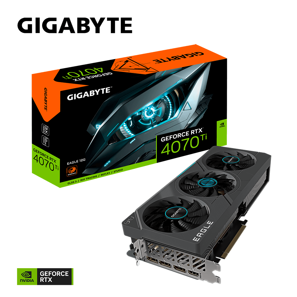 Gigabyte GeForce RTX 4070 Ti Eagle 12GB 192-Bit GDDR6X Graphics Card