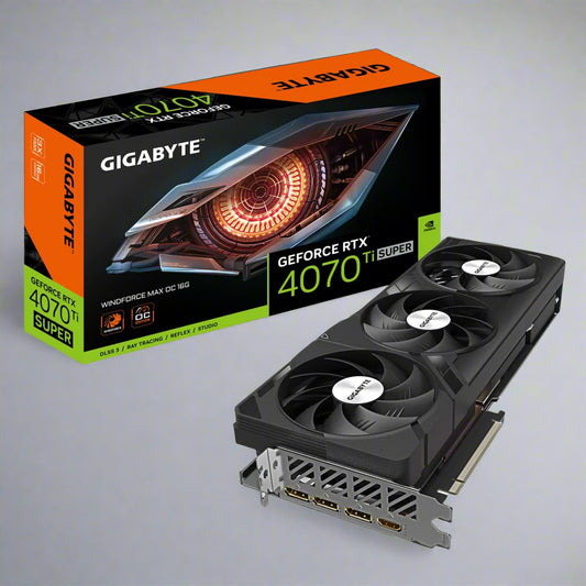 GIGABYTE GeForce RTX 4070 Ti SUPER WINDFORCE MAX OC 16G GDDR6X Graphics Card