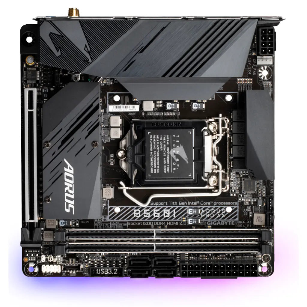 Gigabyte B560I AORUS PRO AX Wi-Fi 6 Intel B560 LGA1200 DDR4 Mini-ITX Motherboard-tpstech.in