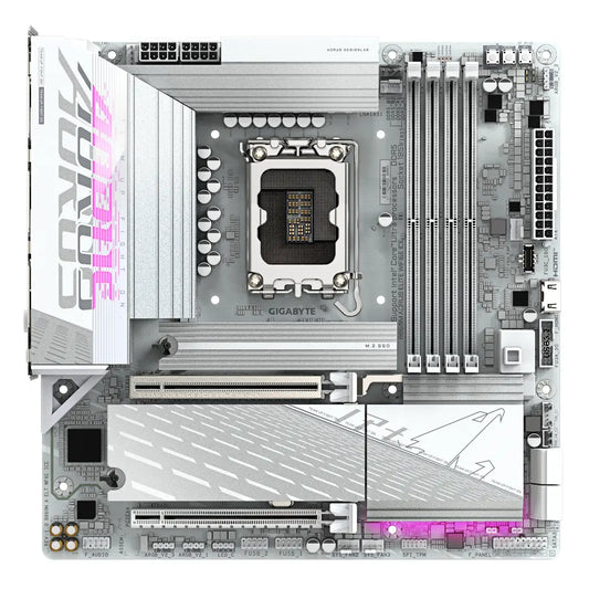 Gigabyte B860M AORUS ELITE WIFI6E ICE Intel B860 LGA1851 DDR5 Micro-ATX Motherboard-tpstech.in