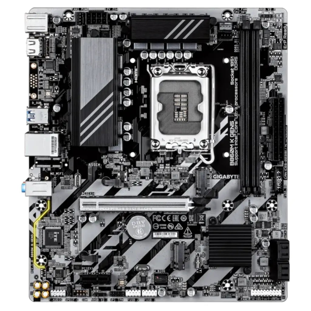Gigabyte B860M K GEN5 B860 LGA1851 Micro ATX DDR5 Motherboard-tpstech.in