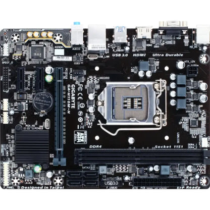 Gigabyte GA-H110M-H Intel H110 LGA1151 Micro ATX Motherboard-tpstech.in