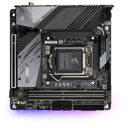 Gigabyte Z590I AORUS ULTRA Intel Z590 LGA1200 DDR4 Mini-ITX Motherboard-tpstech.in