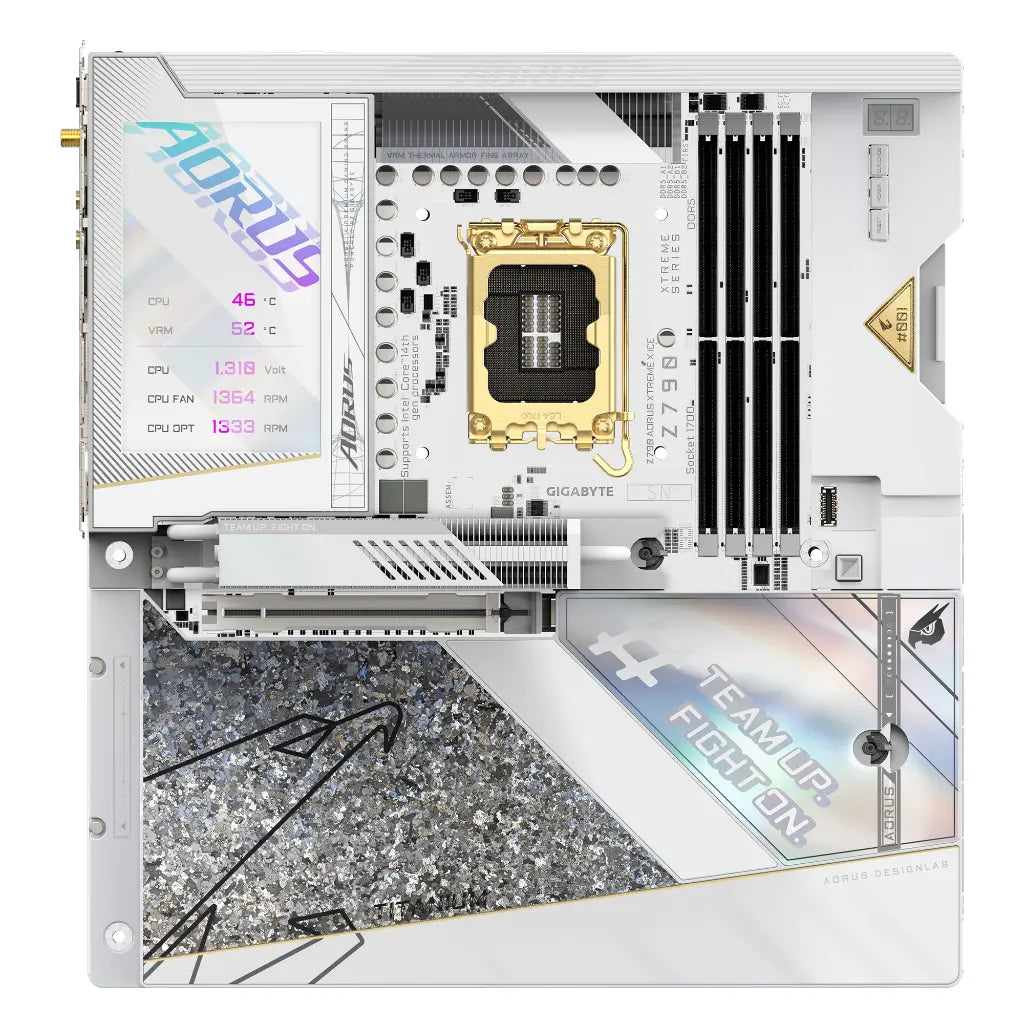 Gigabyte Z790 AORUS XTREME X ICE WiFi Intel Z790 LGA1700 DDR5 E-ATX Motherboard-tpstech.in
