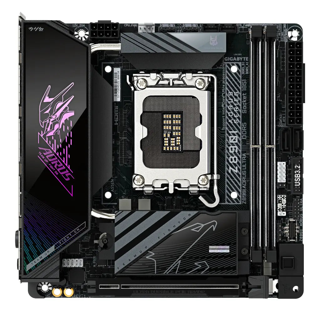 Gigabyte Z890I AORUS ULTRA Z890 Wi-Fi LGA1700 DDR5 Mini-ITX Gaming Motherboard-tpstech.in