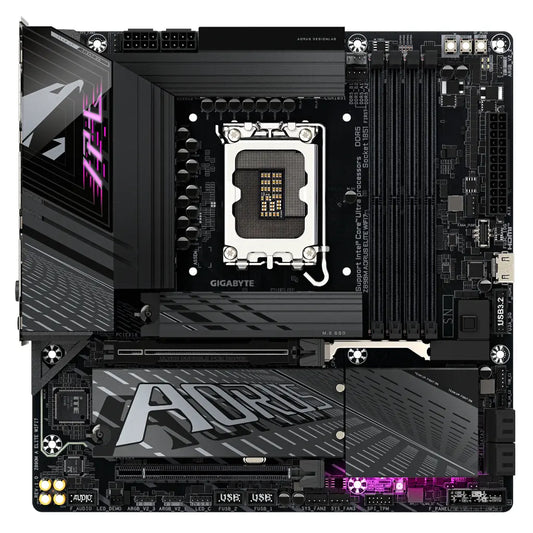 Gigabyte Z890M AORUS ELITE WIFI7 Intel Z890 LGA1851 DDR5 mATX Motherboard-tpstech.in