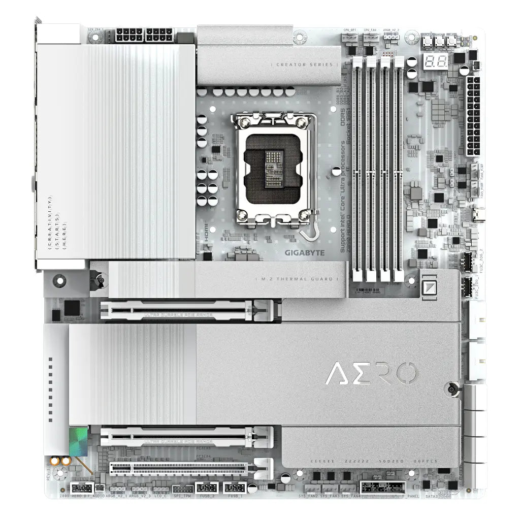 Gigabyte Z890 AERO D WiFi Intel Z890 LGA1851 DDR5 ATX Motherboard-tpstech.in