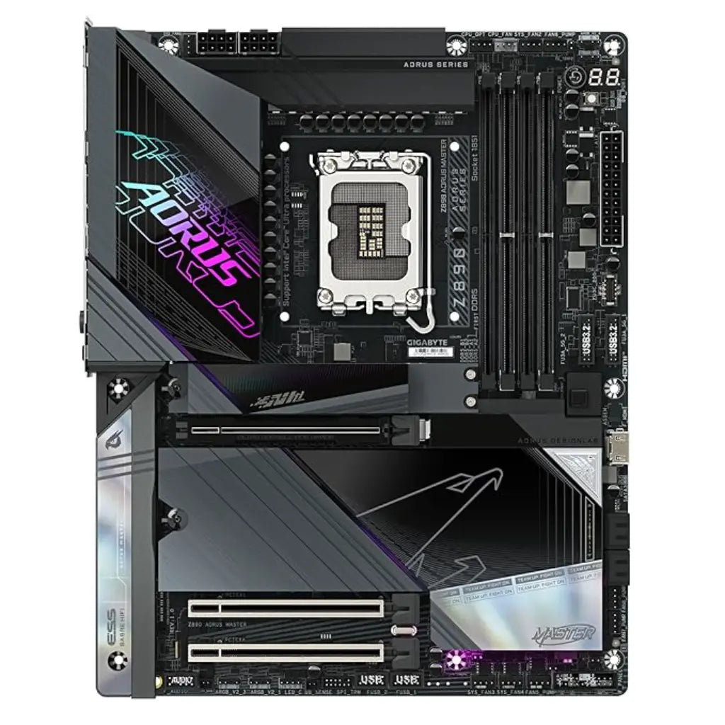 Gigabyte Z890 AORUS MASTER AI TOP WiFi Intel Z890 LGA1851 DDR5 E-ATX Motherboard-tpstech.in