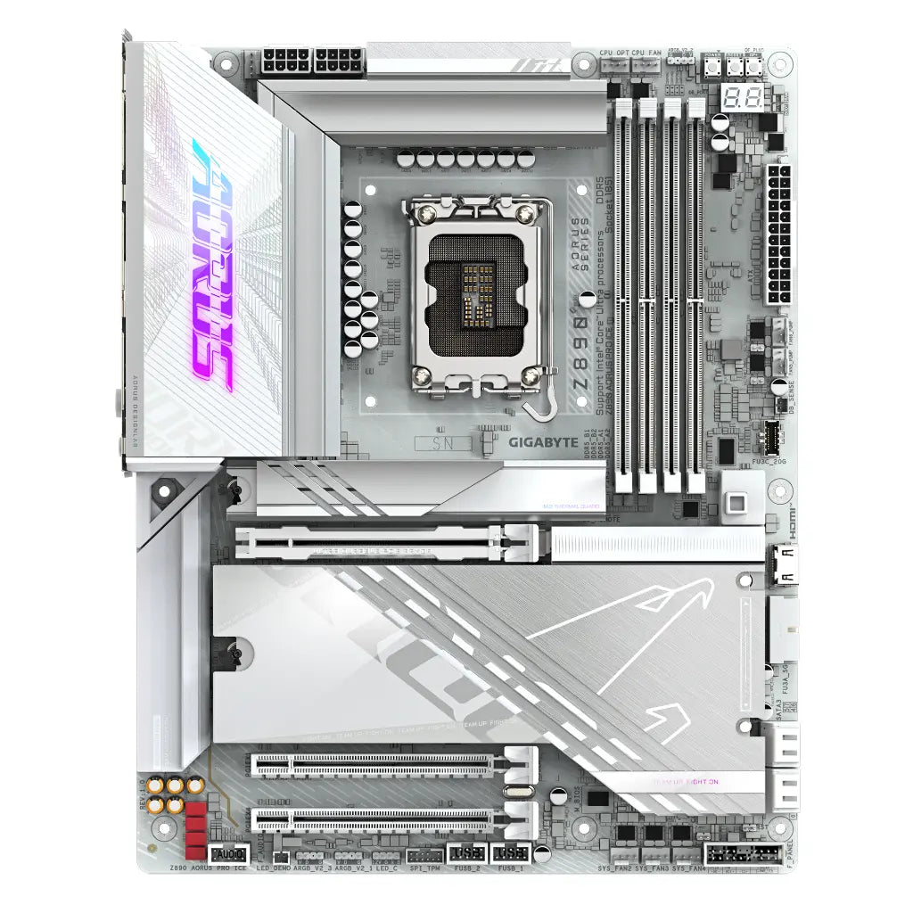 Gigabyte Z890 AORUS PRO ICE WiFi Intel Z890 LGA 1851 DDR5 ATX Motherboard-tpstech.in
