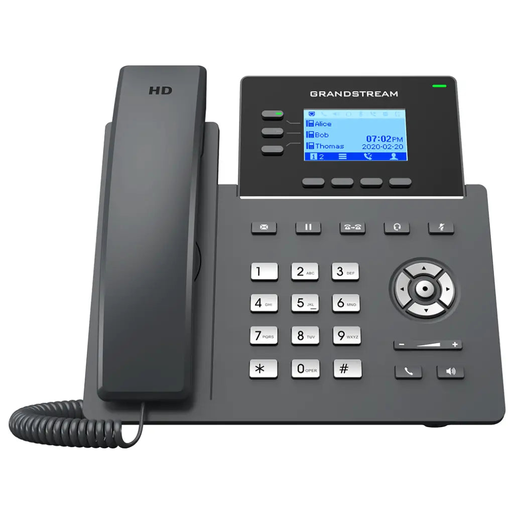 Grandstream GRP2603P 3 Line Essential IP Phone With PoE HD Audio GDMS Support-tpstech.in