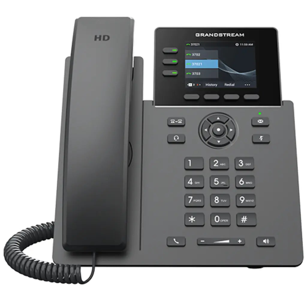 Grandstream GRP2611G Professional 3 Line Gigabit IP Phone with PoE and HD Audio-tpstech.in
