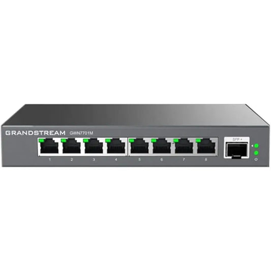 Grandstream GWN7701M 8‑Port 2.5G Unmanaged Multi‑Gigabit Switch with 1 SFP+ Uplink Port-tpstech.in