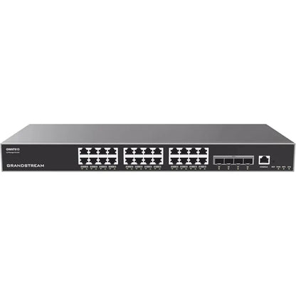 Grandstream GWN7813 Layer 3 Managed Network Switch 24 Port Gigabit with 4 SFP Plus-tpstech.in