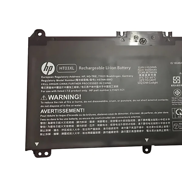 HP HT03XL Original OEM 3600mAh 11.4V 3 Cell Laptop Battery With 1 Year Warranty