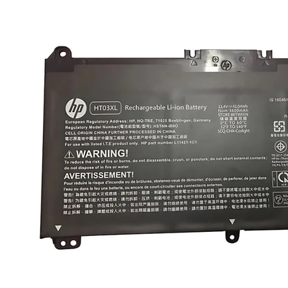 HP HT03XL Original OEM 3600mAh 11.4V 3 Cell Laptop Battery With 1 Year Warranty