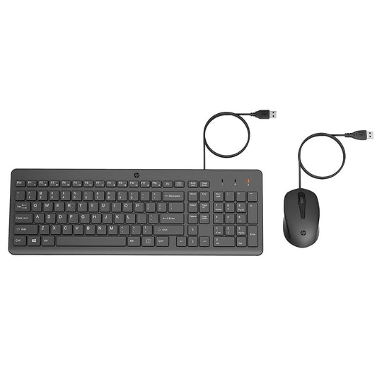 [RePacked] HP 150 Wired Keyboard and Optical Mouse Combo with 1600 DPI - 240J7AA