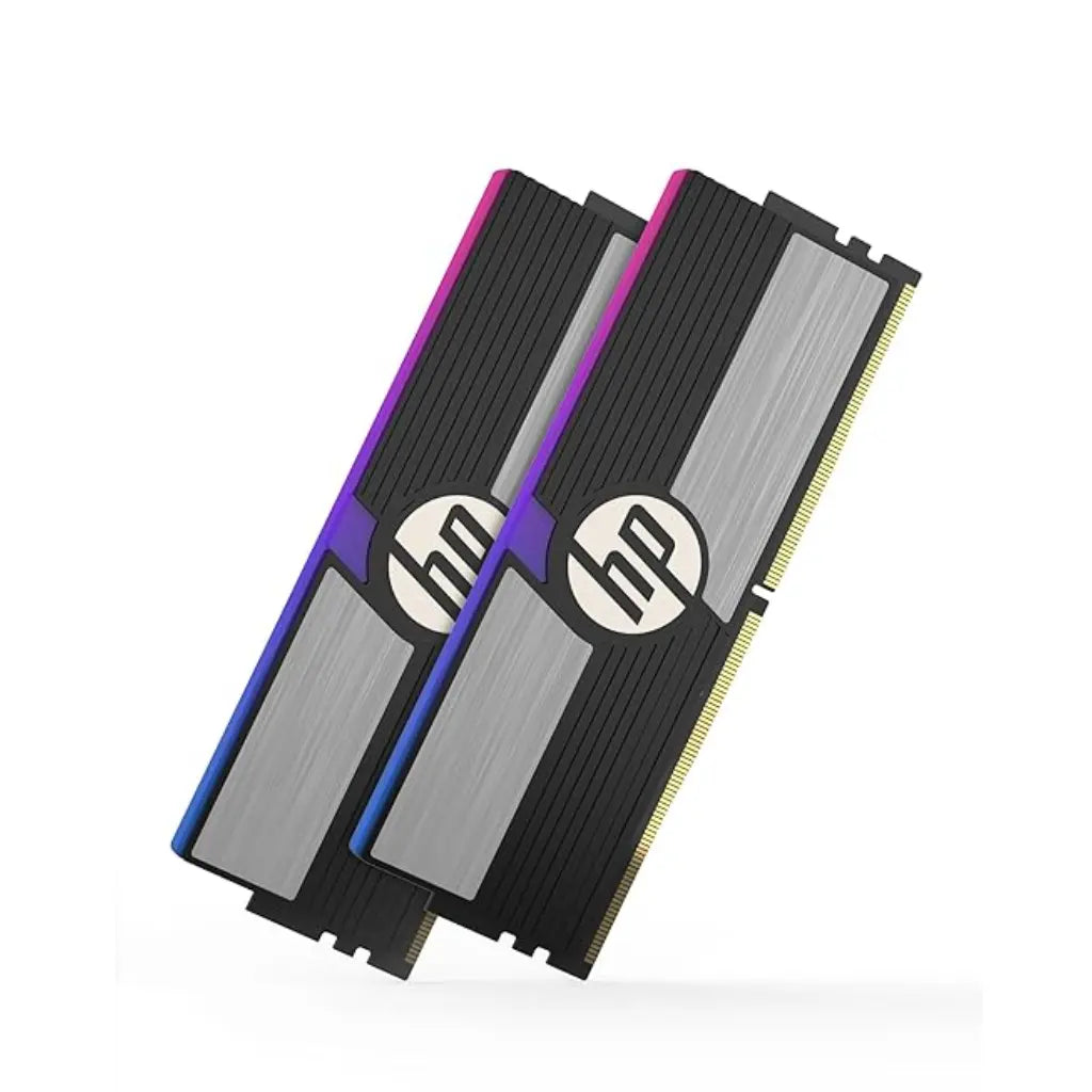 HP V10 16GB (8GBx2) RGB DDR4 RAM 3600 MHz Gaming Desktop Memory-tpstech.in