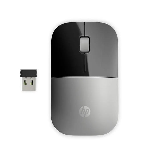 HP Z3700 1200 DPI Sleek Design Optical Sensor 2.4 GHz Wireless Mouse - Silver-tpstech.in