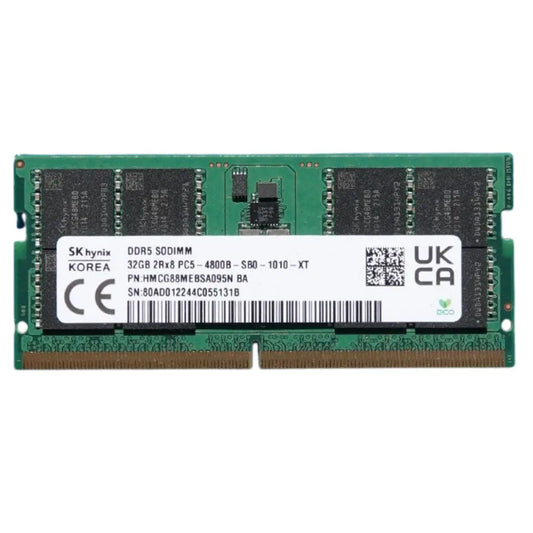 Hynix 32GB DDR5 RAM 4800MHz CL40 262-Pin 2Rx8 SODIMM Laptop Memory-tpstech.in