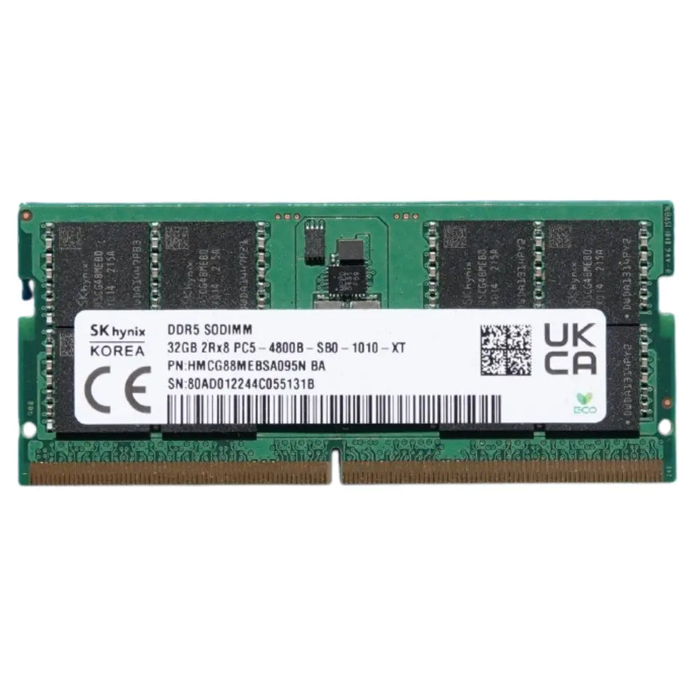 SK hynix 32GB DDR5 4800MHz メモリ Hynix_32GB_DDR5_RAM_4800MHz_CL