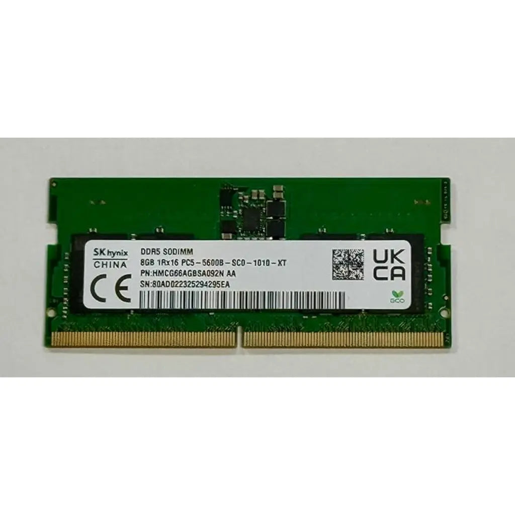 Hynix 8GB DDR5 5600MHz CL46 262‑Pin 1Rx16 SO‑DIMM Laptop Memory-tpstech.in