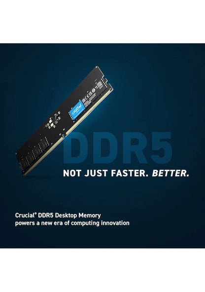 Crucial RAM 16GB DDR5 4800 MHz UDIMM Desktop RAM Memory