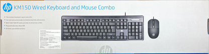[Repacked] HP KM150 USB Wired Mouse and Keyboard Combo